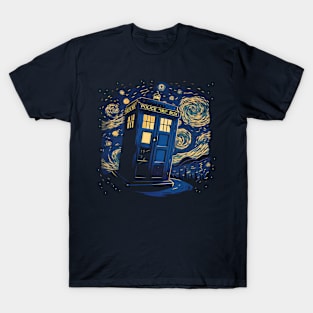 Doctor Van Gogh - Tardis Starry Night T-Shirt